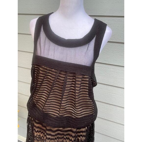 Studio M Size XL Black Lace‎ Dress Sleeveless NWT - Picture 2 of 5